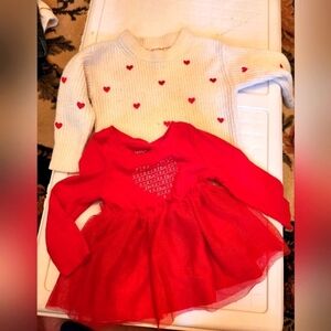 Baby  cat & jack dress and sweater